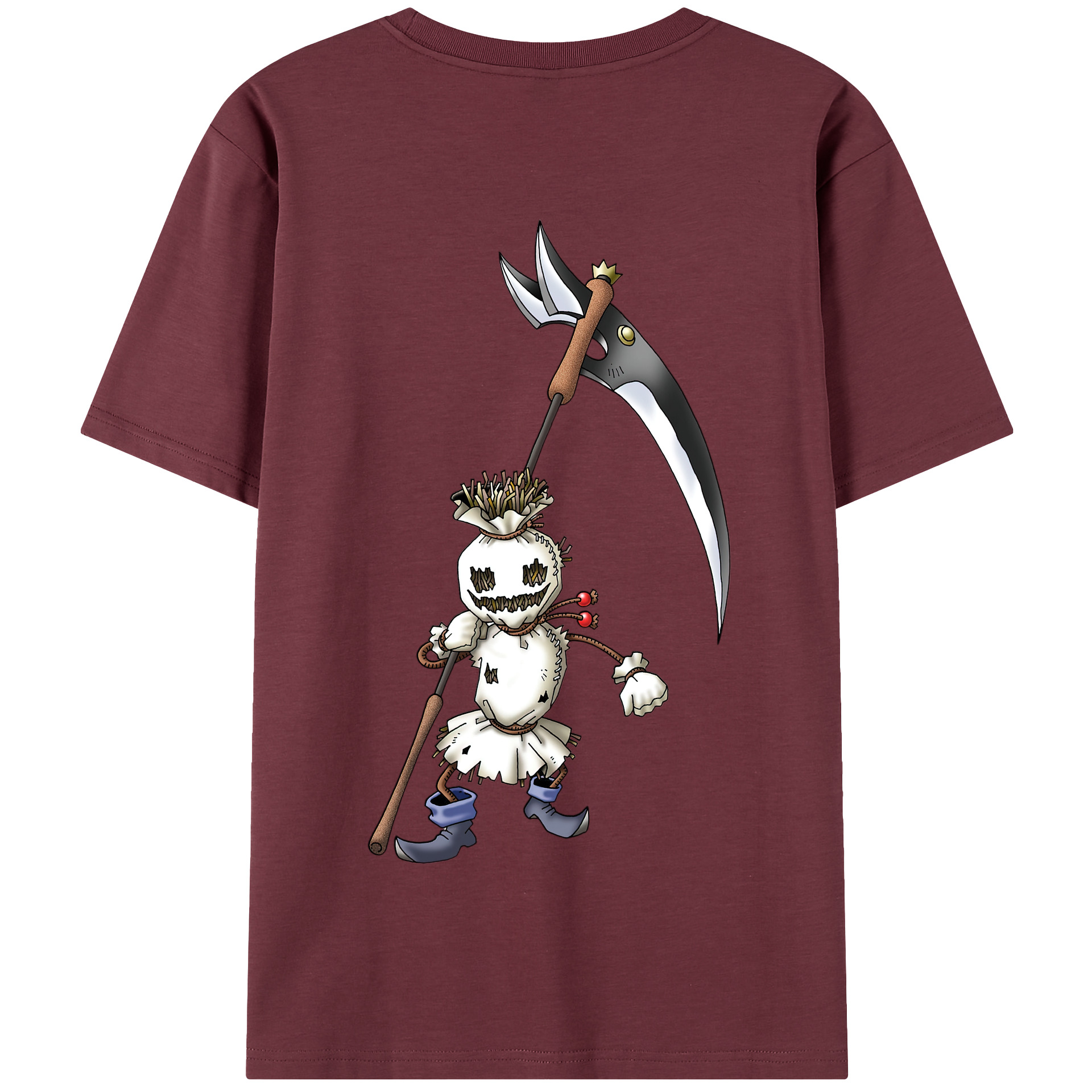 （画像用） ドラゴンクエスト Doragon Kuesuto Dragon Quest 綿100％半袖Tシャツ（背面プリント）